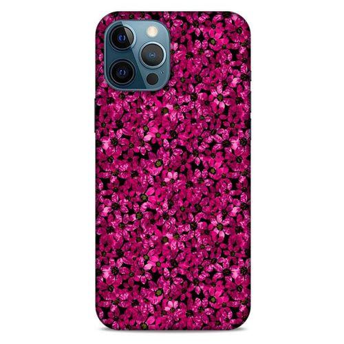Apple iPhone 12 Pro Max Uyumlu Kılıf Pembe Delisi (1) Kılıfı Çiçek