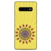 Samsung Galaxy S10 Plus Kılıf Desenli Özel Seri Tüyler (20) Koruyucu Kılıf