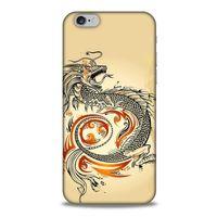 Apple Iphone 6 Kılıf Dragons (27) Tasarımlı Kılıf Siyah Ejderha Dövmesi