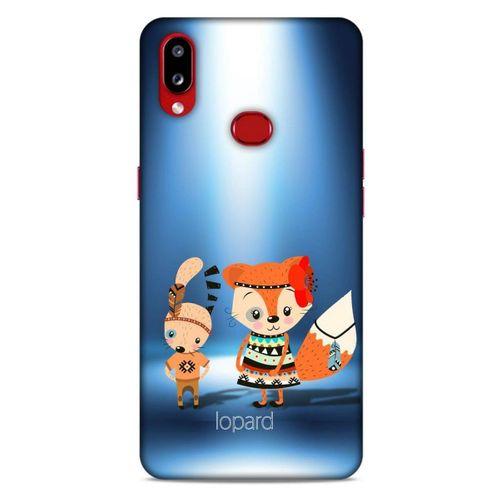 Samsung Galaxy A10s Kılıf FunnyMaX (1) Kılıfı Mavi Beyaz