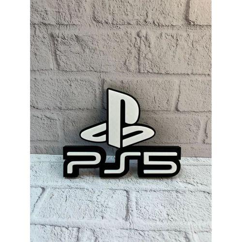 Ps5 Logo Dekoratif Duvar Süsü Oyun Odası Ve Salon Uyumu