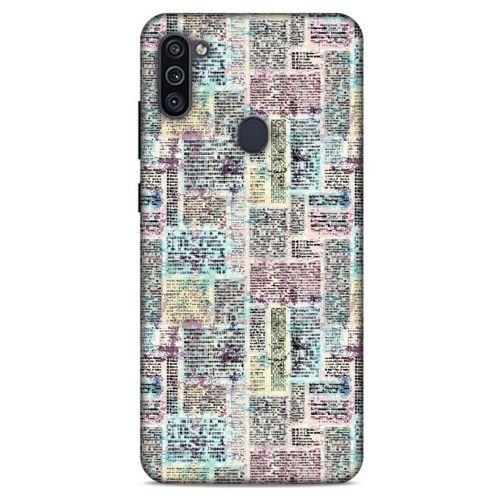 Samsung Galaxy M11 Kılıf Pastel Renkler (7) Telefon Kılıfı Pembe Mavi
