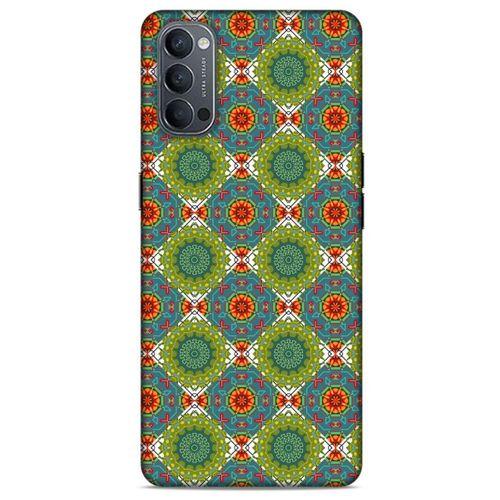 Ethnic Culture (1) Oppo Reno 4 Kılıf Silikon Kapak Desenli