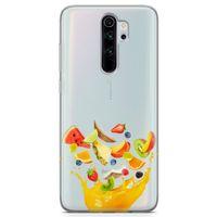 Xiaomi Redmi Note 8 Pro Kılıf Katı Meyve Sıkacağı Arka Kapak Koruma Desenli Full Koruyucu