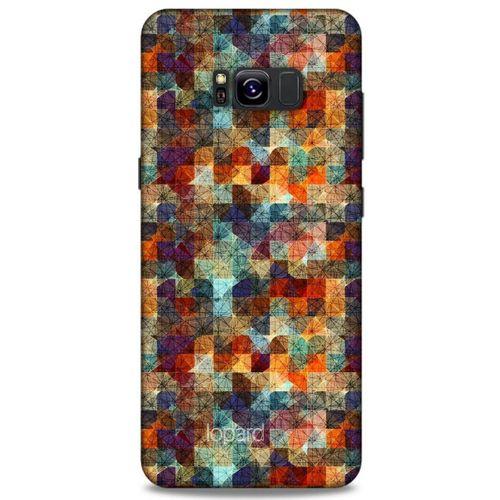 Samsung Galaxy S8 Plus Kılıf Pastel Renkler (4) Koruma Kılıfı Yeşil Kırmızı