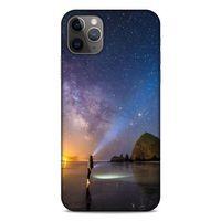 Lopard Apple Iphone 11 Pro Max Uyumlu Kılıf Gece'S (21) Koruyucu Kapak Sarı Mavi