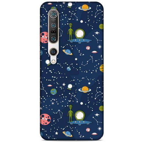 Xiaomi Mi 10 Pro Uyumlu Kılıf Mavi Delisi (25) Antişok Kapak Space