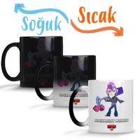 Brawl Stars Rockabilly Mortis Sihirli Kupa Bardak Porselen