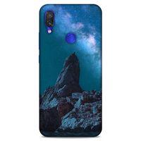 Lopard Xiaomi Redmi Note 7 Pro Uyumlu Kılıf Gece'S (7) Telefon Kılıfı Açık Mavi