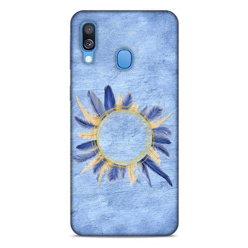 Samsung Galaxy A40 Kılıf Desenli Özel Seri Tüyler (19) Kılıfları