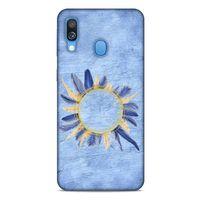 Samsung Galaxy A40 Kılıf Desenli Özel Seri Tüyler (19) Kılıfları