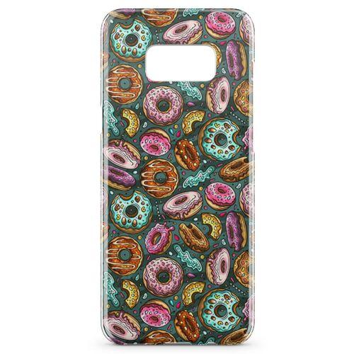 Samsung Galaxy S8 Kılıf Donutlar Arka Kapak Koruma Desenli Full Koruyucu