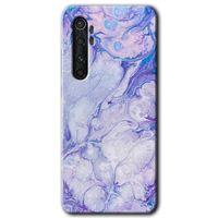 Potkal Hediye Fabrikası Xiaomi Mi Note 10 Lite Kılıf HD Desen Baskılı Arka Kapak - Spots Lilac