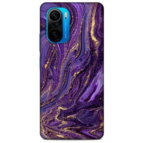 Xiaomi Redmi K40 Uyumlu Kılıf Mor Delisi (3) Kapak Kumlu