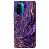 Xiaomi Redmi K40 Uyumlu Kılıf Mor Delisi (3) Kapak Kumlu
