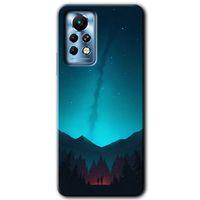 İnfinix Note 11 Pro Kılıf HD Desen Baskılı Arka Kapak - Night Fores Mount