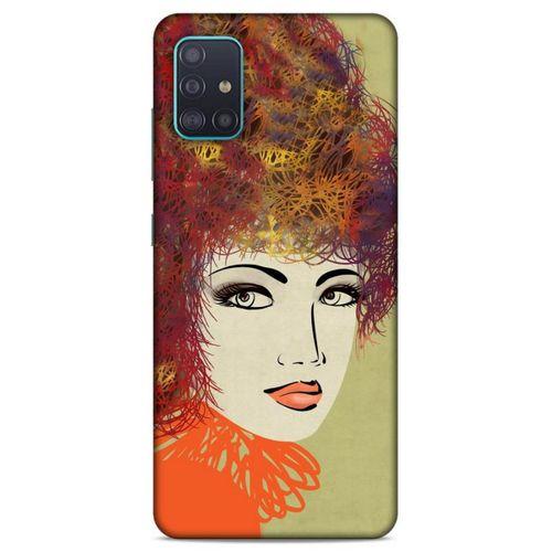Lopard Samsung Galaxy A51 Uyumlu Kılıf Sürreal Yüzler ♀ (32) Soft Silikon Kılıf Desenli