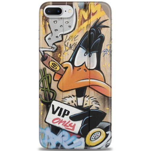 iPhone 8 Plus Kılıf HD Baskılı Kılıf - Vip Only + Tam Ekran Koruyucu
