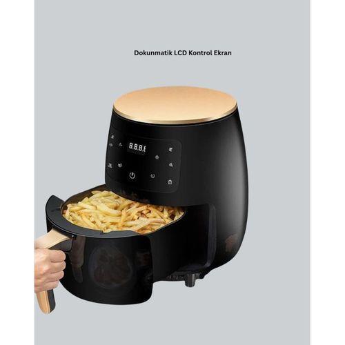 2400w Güçlü Airfryer 6l Yağsız Sağlıklı Pişirici Lcd Dokunmatik