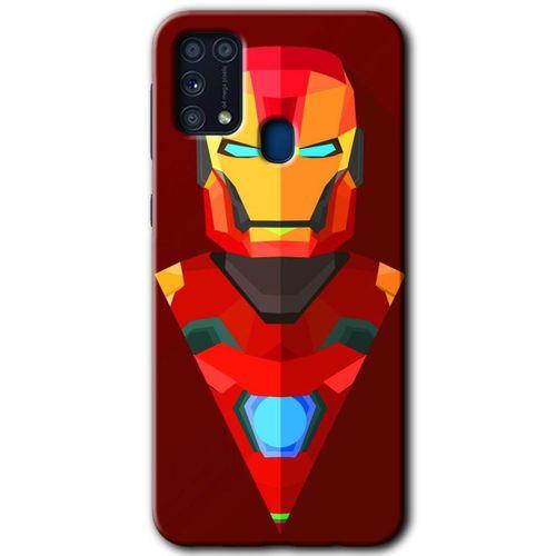 Galaxy M31 Kılıf HD Desen Baskılı Arka Kapak - İron Man Çizim