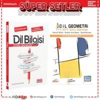 Acil TYT AYT Geometri ve AKM Dil Bilgisi Soru Bankası Seti 2 Kitap