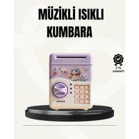 Elektronik Şifreli ATM Görünümlü Çocuk Kumbarası Mor