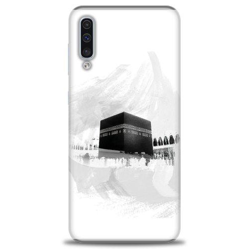 Samsung Galaxy A50 Kılıf HD Baskılı Kılıf - Kabe-i Münevvere + Tam Ekran Koruyucu