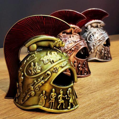 Metal Dekoratif Şövalye Miğferi