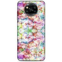 Xiaomi Redmi Poco X3 Kılıf Pastel Renkler (12) Koruyucu Silikon Beyaz Mavi