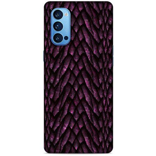 Oppo Reno 4 Pro Kılıf Dragons (7) Telefon Kılıfı Ejderha Skin Bordo