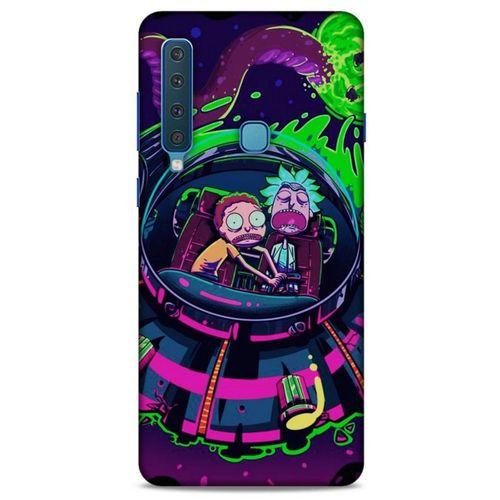 Samsung Galaxy A9 2018 Uyumlu Kılıf Rick And Morty (30) Silicone Case Doofus Rick
