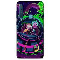 Samsung Galaxy A9 2018 Uyumlu Kılıf Rick And Morty (30) Silicone Case Doofus Rick