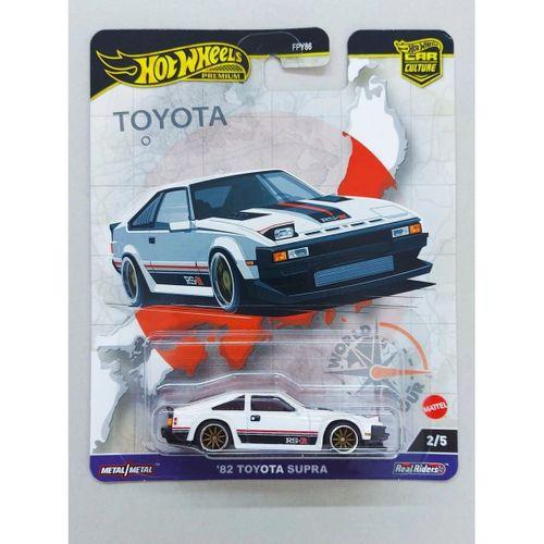 Hot Wheels Premium '82 Toyota Supra World Tour 2024 Özel Model Araba -HRV97