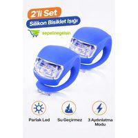 Sepetinegelsin Mavi Mini Ledli Bisiklet Lambası 2 Adet