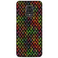 Xiaomi Redmi Note 9 Pro Kılıf Dragons (6) Silikon Kılıf Ejderha Skin Çok Renkli