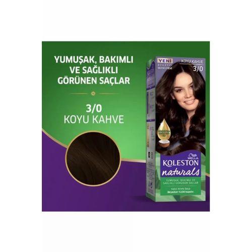 Naturals Saç Boyası Koyu Kahve 3/0 2x Paket