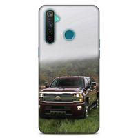 Lopard Oppo Realme 5 Pro Uyumlu Kılıf PickUpX (35) Fit Design Kılıf Bordo