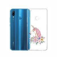 Huawei P20 Lite Unicorn Şeffaf Telefon Kılıfı