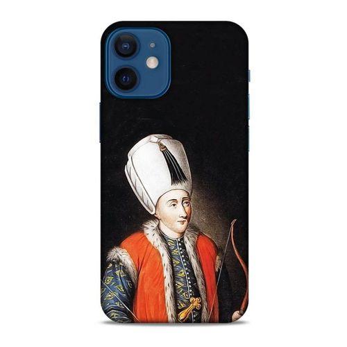 Apple iPhone 12 Mini Uyumlu Kılıf Ottoman (27) Tasarımlı Kılıf Genç Osman