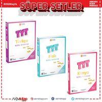 Üç Dört Beş TYT Fizik TYT Türkçe TYT Kimya Soru Bankası 3 Kitap Set
