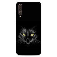 Lopard Huawei P20 Pro Uyumlu Kılıf Kediler (45) Liquid Air Kılıf Sarı Asalet
