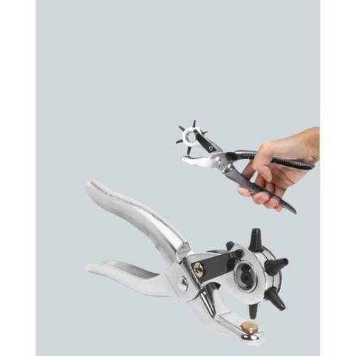 Profesyonel Deri Delme Pensesi Döner Başlıklı Kemer Delici 6 Fonksiyonlu