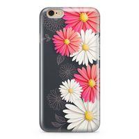 Apple iPhone 6 6s Kılıf Papatyalar Acarken Arka Kapak Koruma Desenli Full Koruyucu