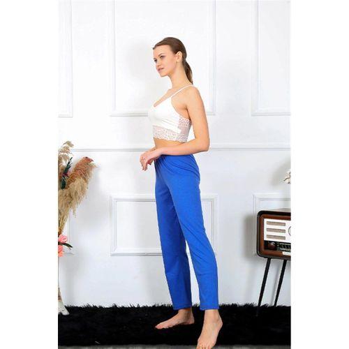Kadın Pamuklu Alt Pijama Saks
