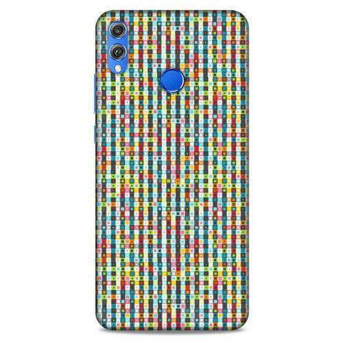 Geometrix 63 Huawei Honor 8x Kılıf Silikon Kapak