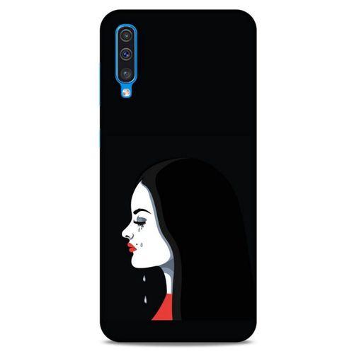 Samsung Galaxy A50 Kılıf Depresyon (29) Arka Koruma Kılıfı Pembe