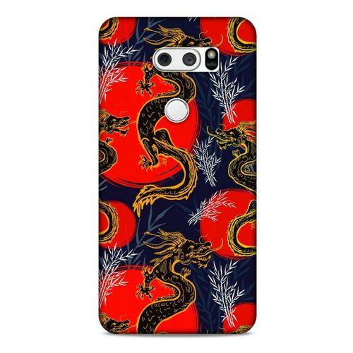 LG K40S Kılıf Dragons (30) Silicone Case Ejderha Cizimi