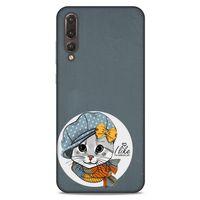 Animax Modacı Kedi Huawei P20 Pro Kılıf Desenli Silikon