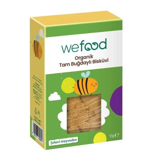 Wefood Organik Kids Tam Buğdaylı Bisküvi 55 Gr