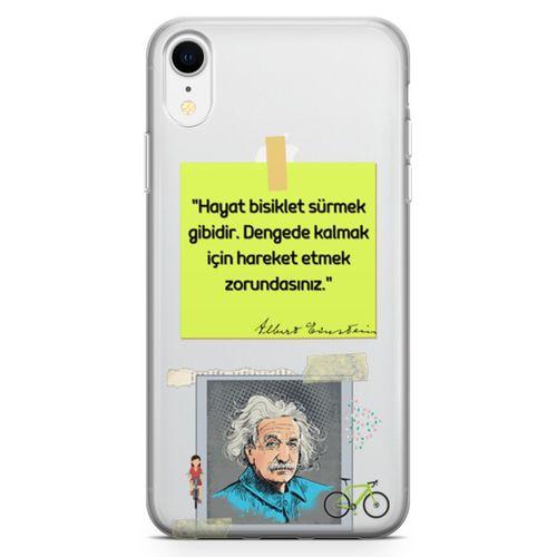Apple iPhone XR Kılıf Caps Eisnstein Arka Kapak Koruma Desenli Full Koruyucu